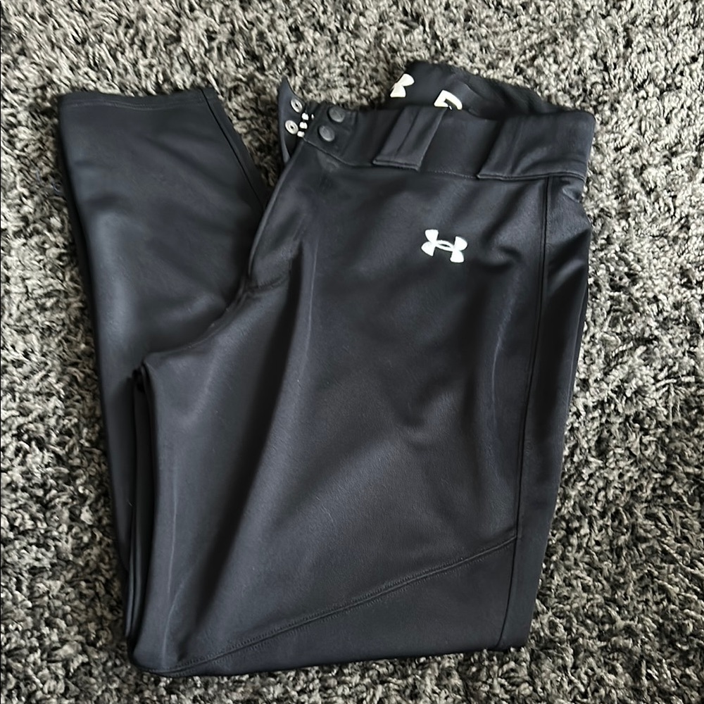 Men’s XL Under Armour Jet Black Baseball Pants